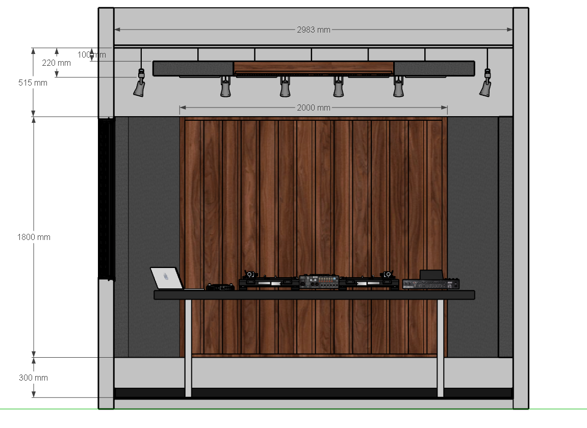 Elevacao posterior cotada